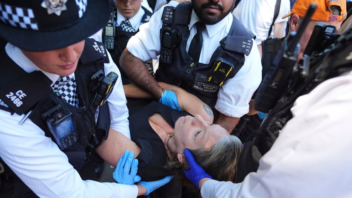 UK police detain dozens at London protest against Palestine Action ban | Israel-Palestine conflict News