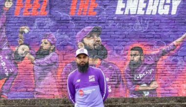 Adil Rashid brings cricket to Waterfront Festival at Leeds Dock