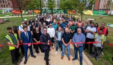 Latest phase of new South Leeds public park opens at Aire Park