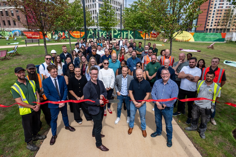 Latest phase of new South Leeds public park opens at Aire Park