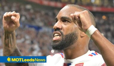 Alex Lacazette sends message as Leeds United transfer officially confirmed