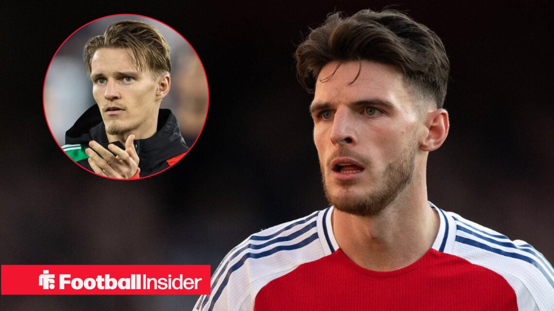 Arsenal Declan Rice Martin Odegaard