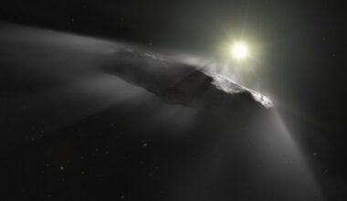 Artist impression of ‘Oumuamua