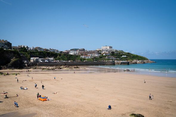 General view of  Towan beach, Newquay