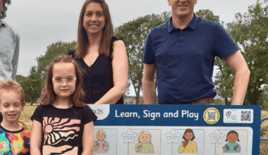 New sign language boards installed at park playgrounds