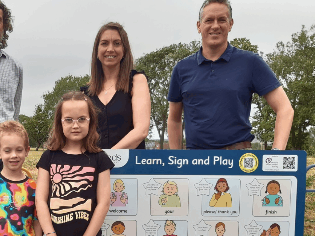 New sign language boards installed at park playgrounds