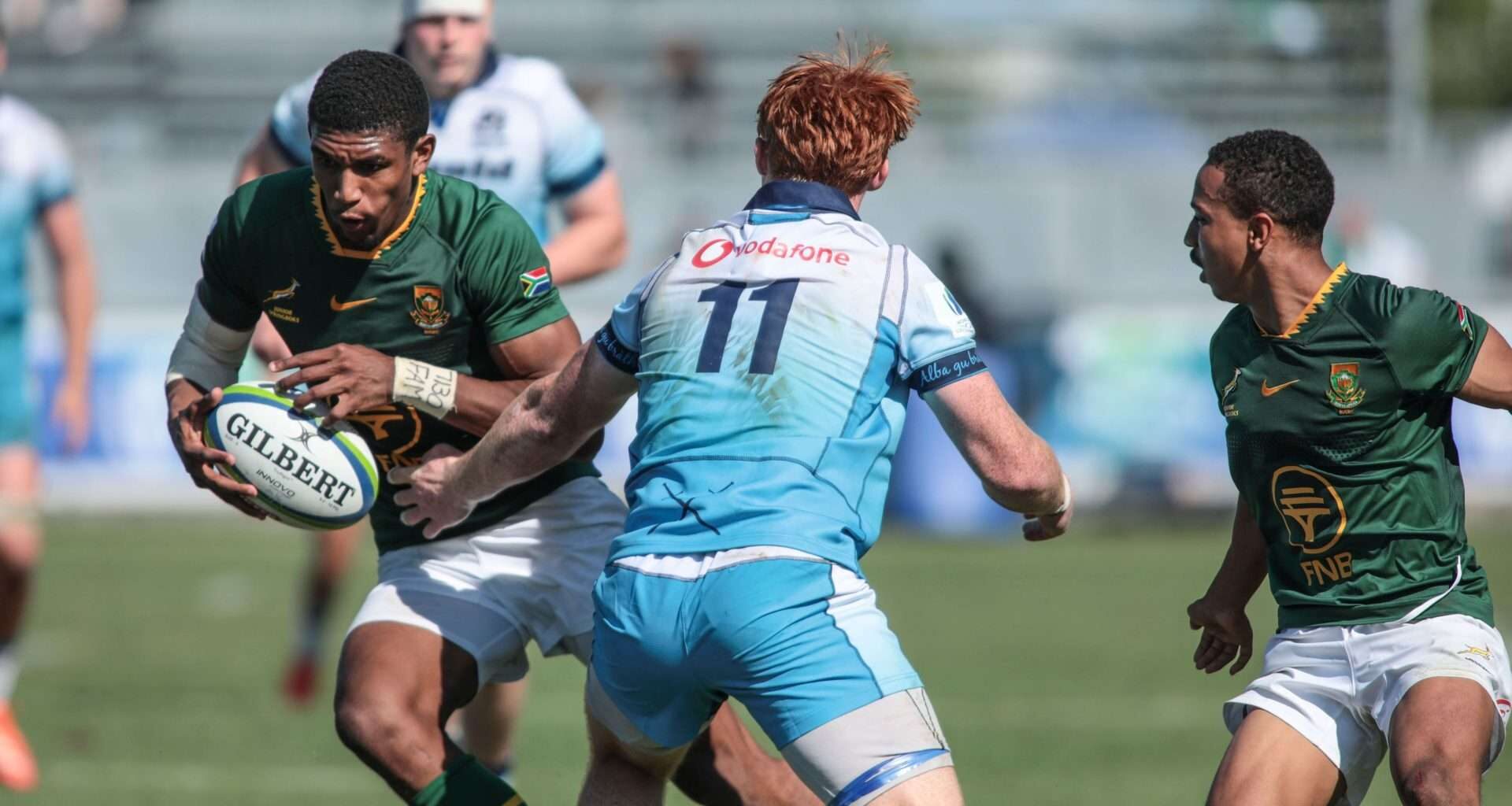 Scotland suffered a heavy defeat against South Africa in their final pool outing at the World Rugby U20 Championship in Italy. Image: World Rugby