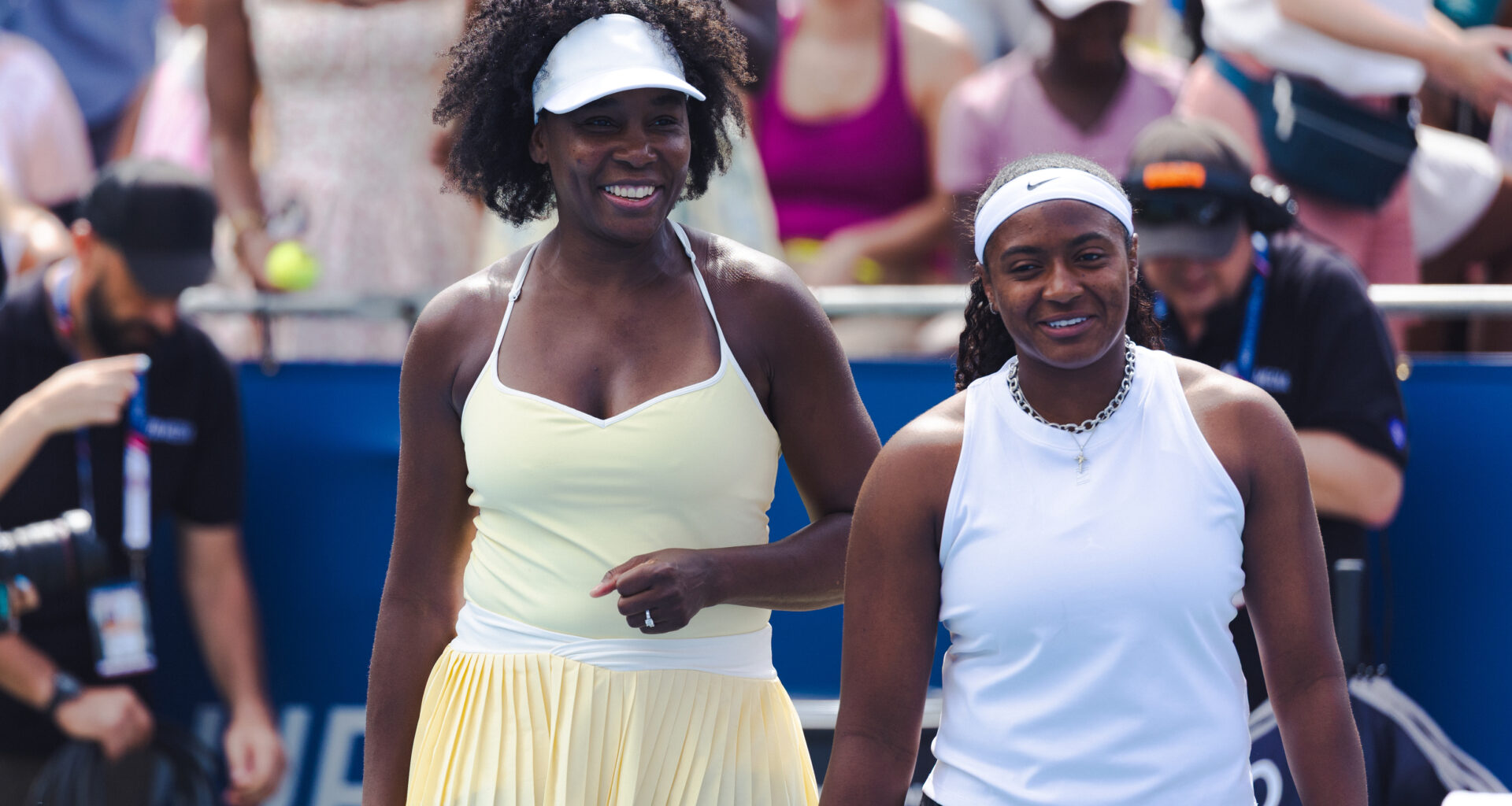 Venus wins in doubles, Mboko climbs as D.C. heats up