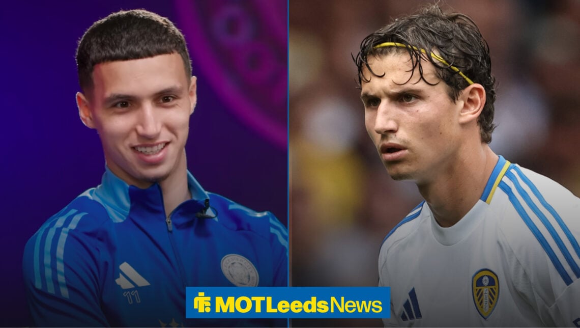 Comparison between Leeds star Brenden Aaronson and transfer target Bilal El Khannouss.