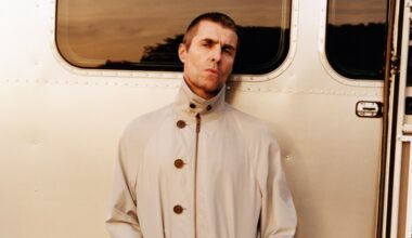 Liam Gallagher in the latest Burberry festival summer campaign.