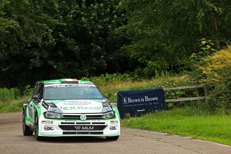 Aaron McLaughlin during the Loughgall Stages