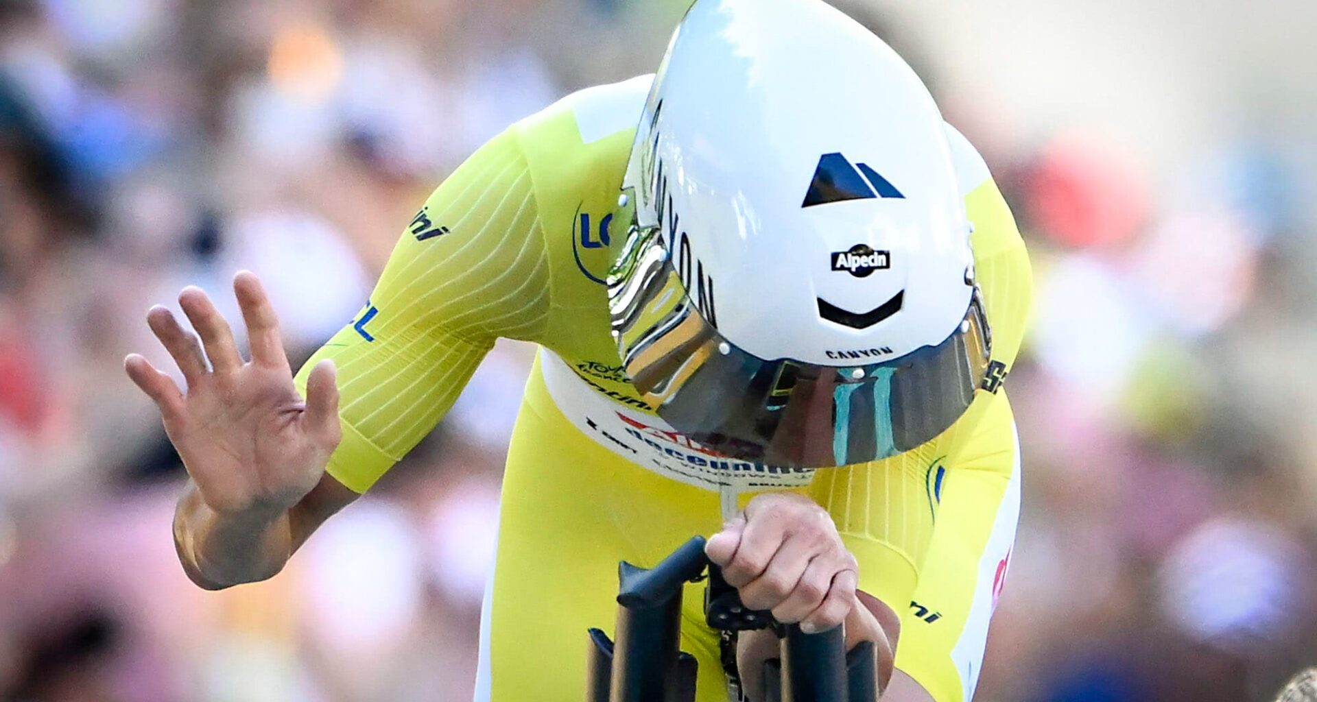 Behold, the absurdity of the Tour de France time trial helmet