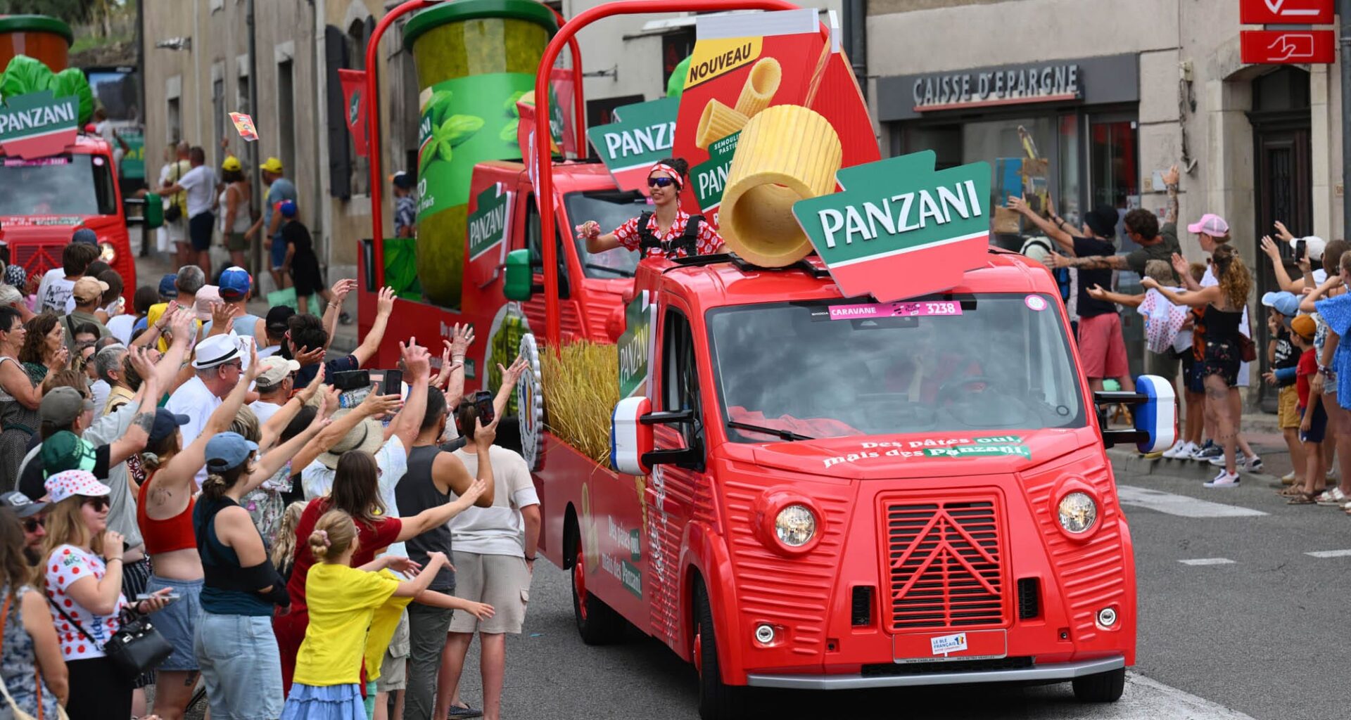 Tell us your secrets, Tour de France pesto truck
