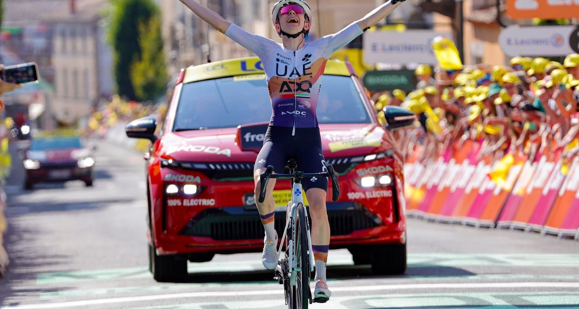 Maeva Squiban solos to victory in Tour de France Femmes stage 6