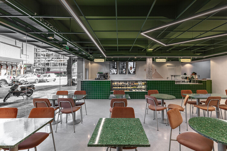 Diletto Pastas - Barrio Chino / Cupla Arquitectura - Lucia Vallve & Tomas Mielnikowicz - Interior Photography, Dining room, Chair