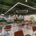 Diletto Pastas - Barrio Chino / Cupla Arquitectura - Lucia Vallve & Tomas Mielnikowicz - Interior Photography, Dining room, Glass, Chair