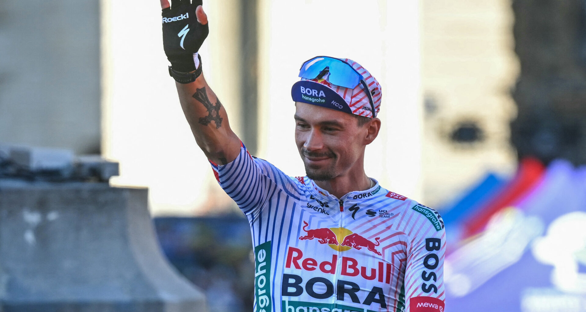 Primož Roglič at the 2025 Tour de France