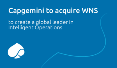 Capgemini to acquire WNS to create a global leader in Agentic AI-powered Intelligent Operations
