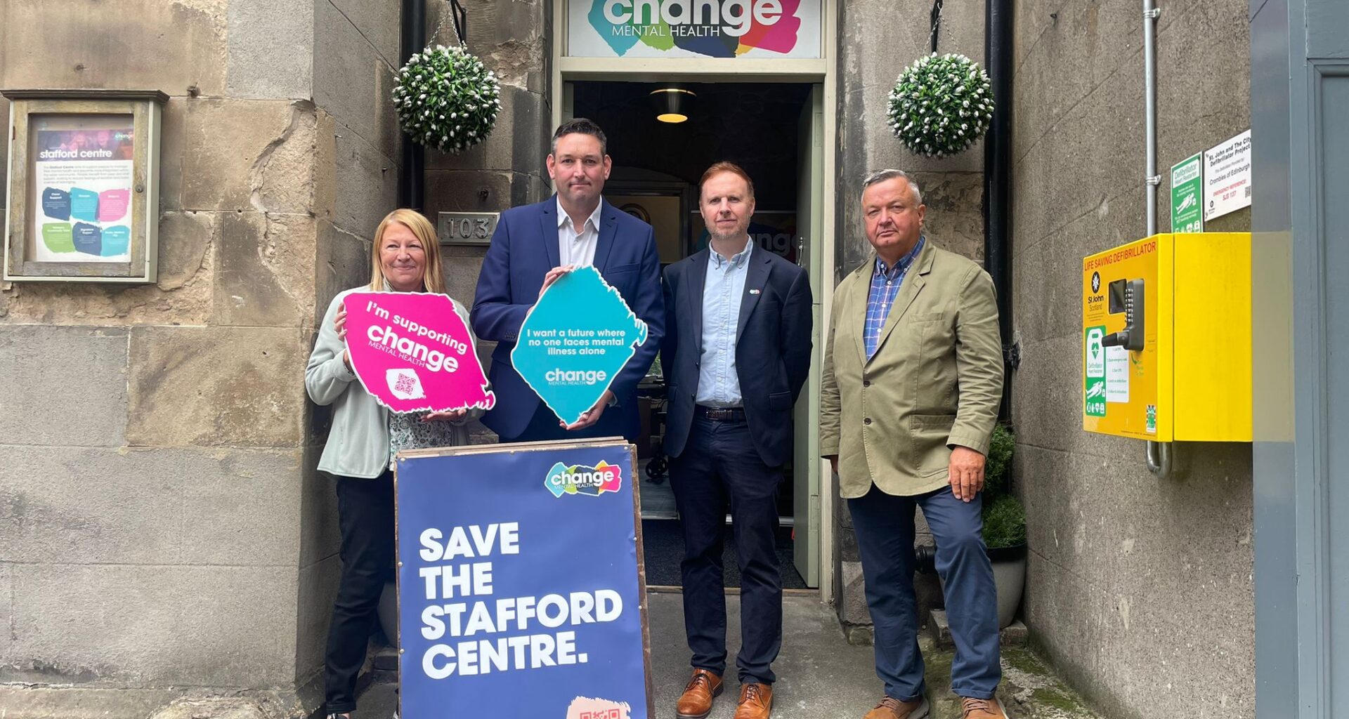 Stafford Centre - still facing massive cuts to funding