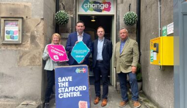 Stafford Centre - still facing massive cuts to funding