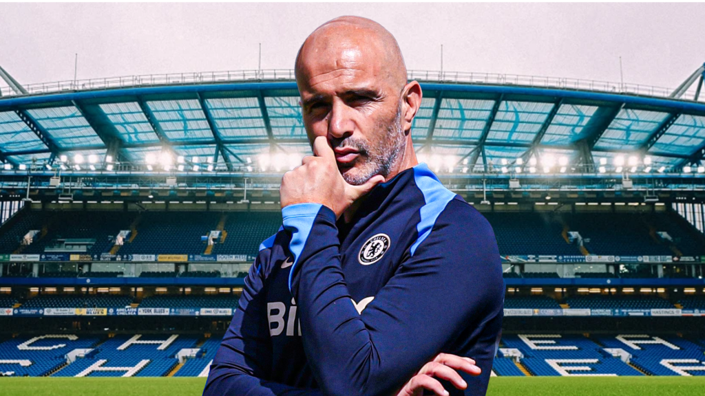 Chelsea manager Enzo Maresca