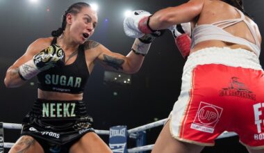 Cherneka Johnson stops Shurretta Metcalf to earn undisputed at 118 - BoxingScene.com