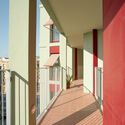 Illa Glòries Social Housing / Cierto Estudio - Interior Photography, Balcony