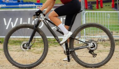 The future is 32in – XL wheel prototype bike spotted at XC World Cup.