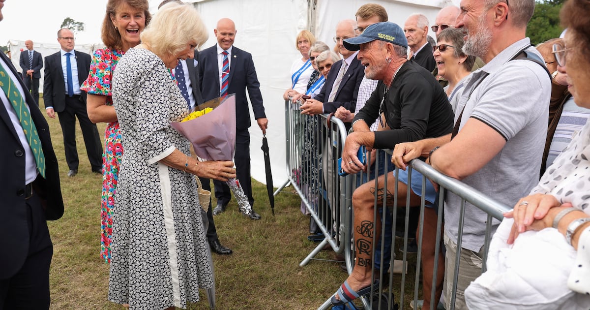 Queen Camilla Cracks Up at Megafan’s Unexpected Tattoo