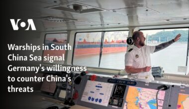 Warships in South China Sea signal Germany's willingness to counter China's threats