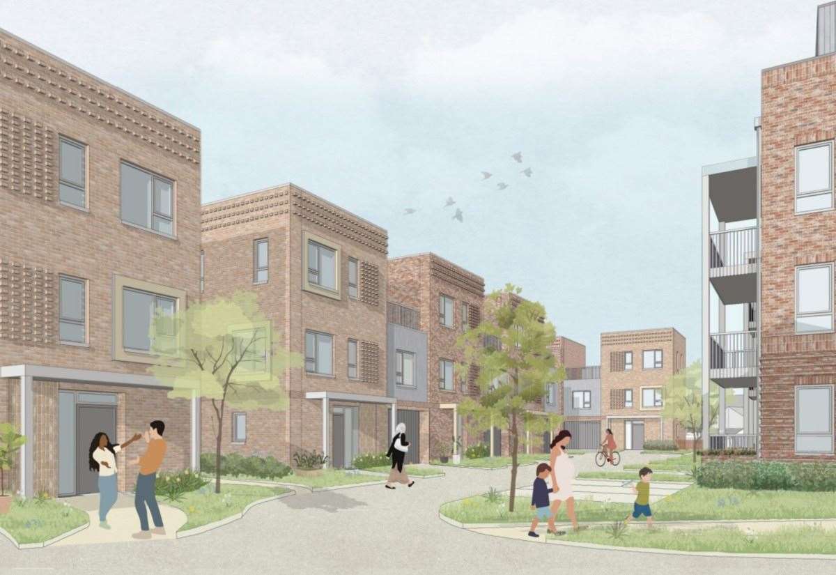 Ashford Borough Council submits plans for new 28-home council estate between Eastmead Avenue and Torrington Road