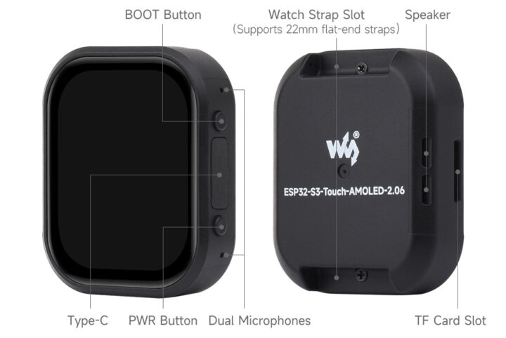 ESP32 S3 Smart Watch Interfaces