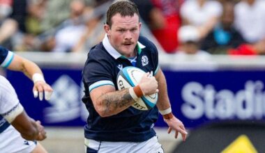 Ewan Ashman will start for Scotland against Samoa on Friday ahead of flying to Australia to link up with the Lions. Image: Image: SNS/Scottish Rugby