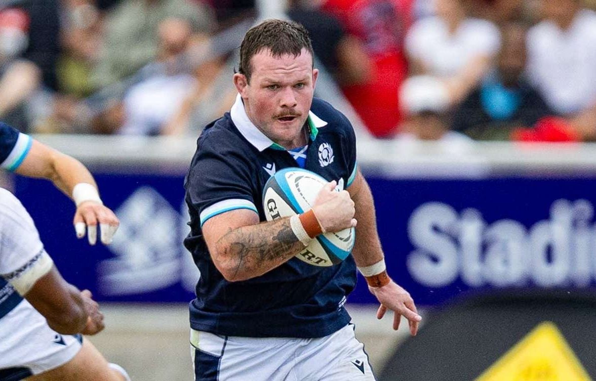 Ewan Ashman will start for Scotland against Samoa on Friday ahead of flying to Australia to link up with the Lions. Image: Image: SNS/Scottish Rugby