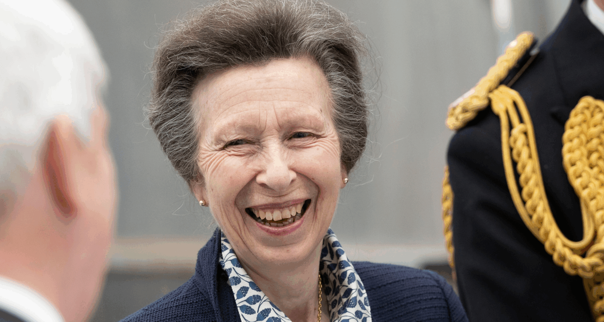 Princess Anne, Princess Royayl smiles during a busy day of engagements.