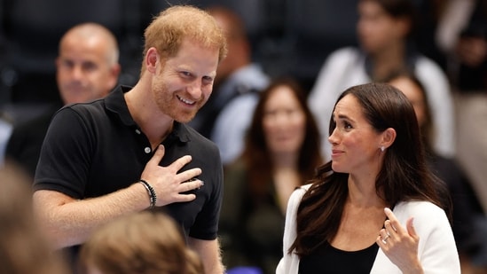 File photo of Prince Harry and Meghan Markle(AFP)