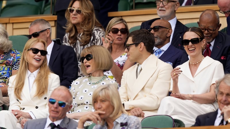 Keira Knightley, Nicole Kidman and Anna Wintour in royal box for Wimbledon final