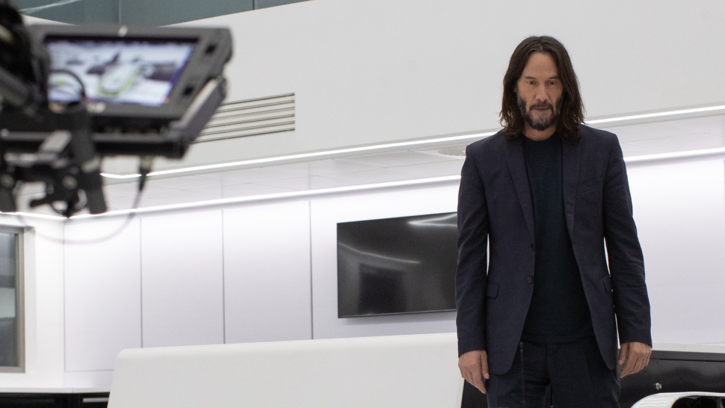 How F1 Fan Keanu Reeves Came on Board Cadillac Docuseries (Exclusive)