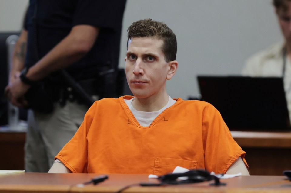 Bryan Kohberger at his sentencing hearing.