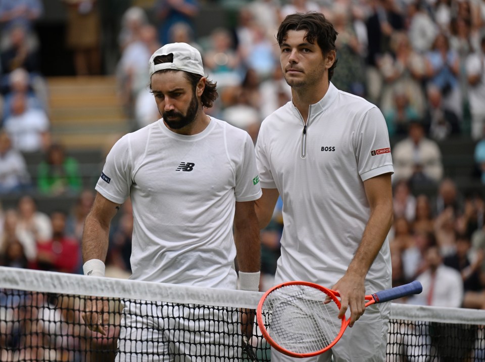 Thompson's body sadly gave up on him against Fritz at Wimbledon