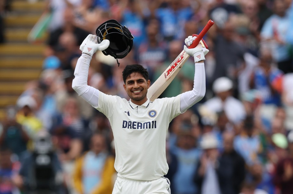 Gill was relentless with the bat against England in the second Test