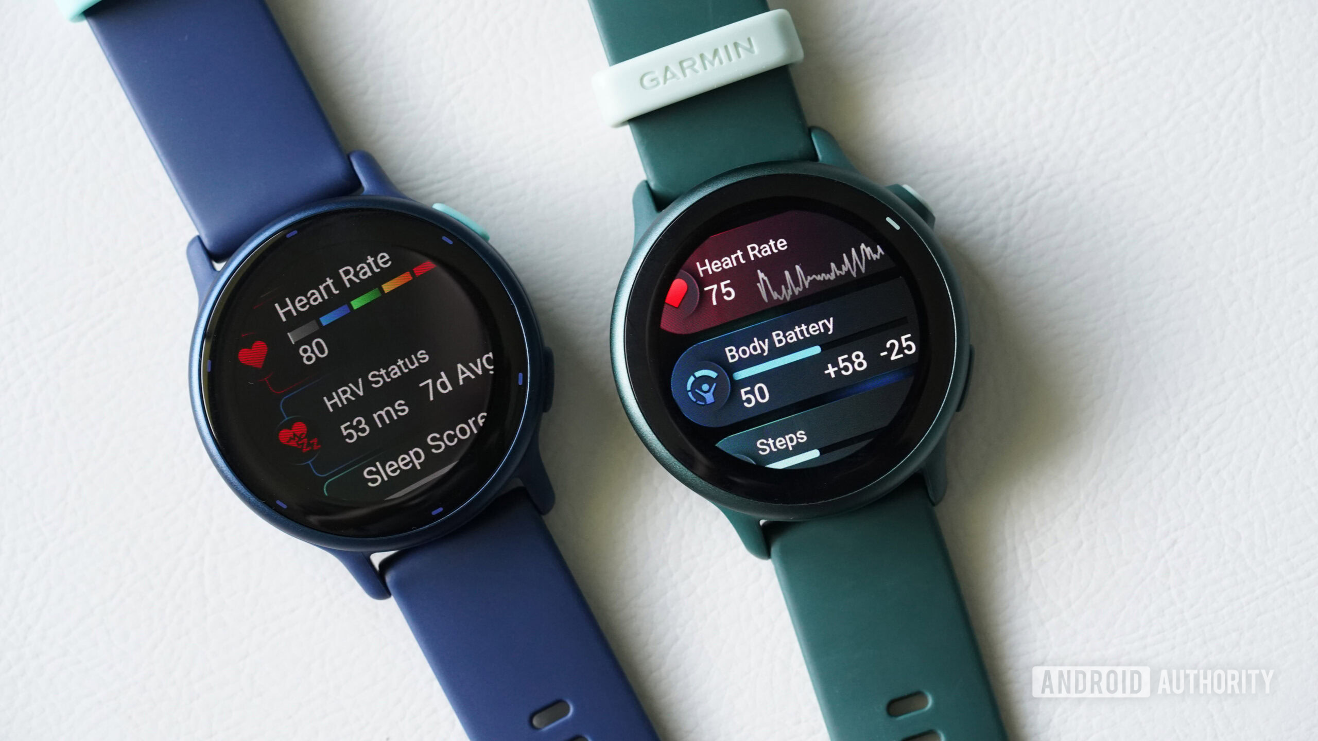 A side by side of the Garmin Vivoactive 6 vs 5 shows the new model's updated UI.