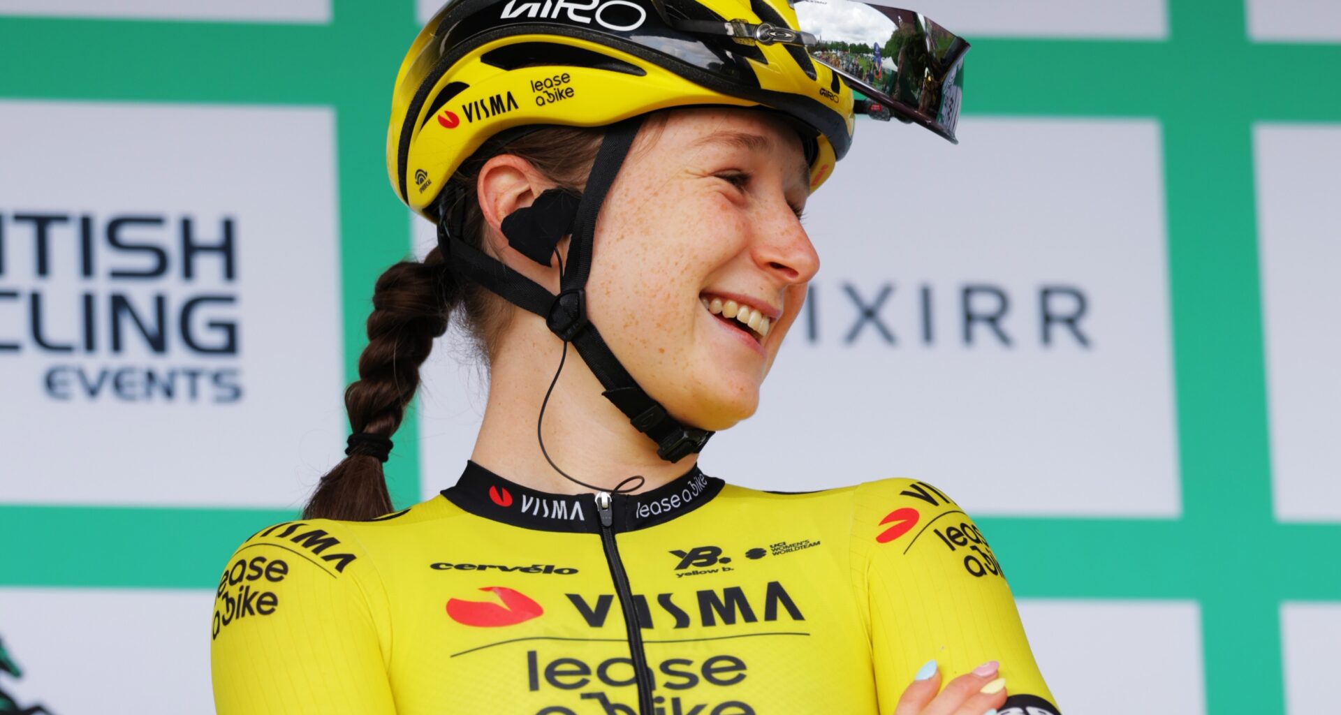 Imogen Wolff at the Tour of Britain Women 2025