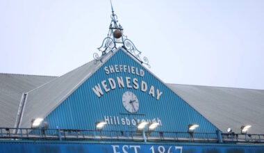 Sheffield Wednesday's Hillsborough stadium clock