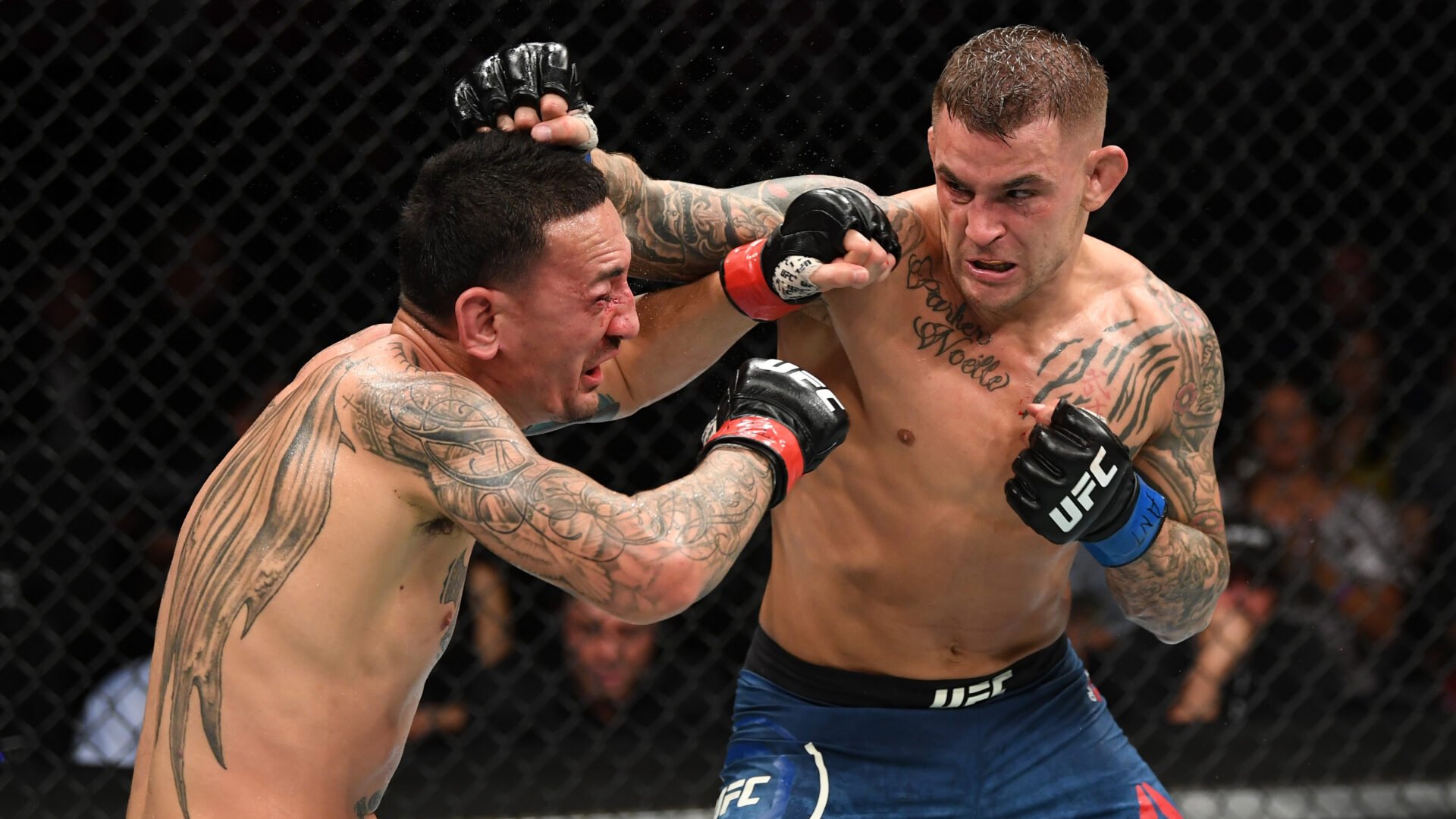 Dustin Poirier fighting Max Holloway at UFC 236