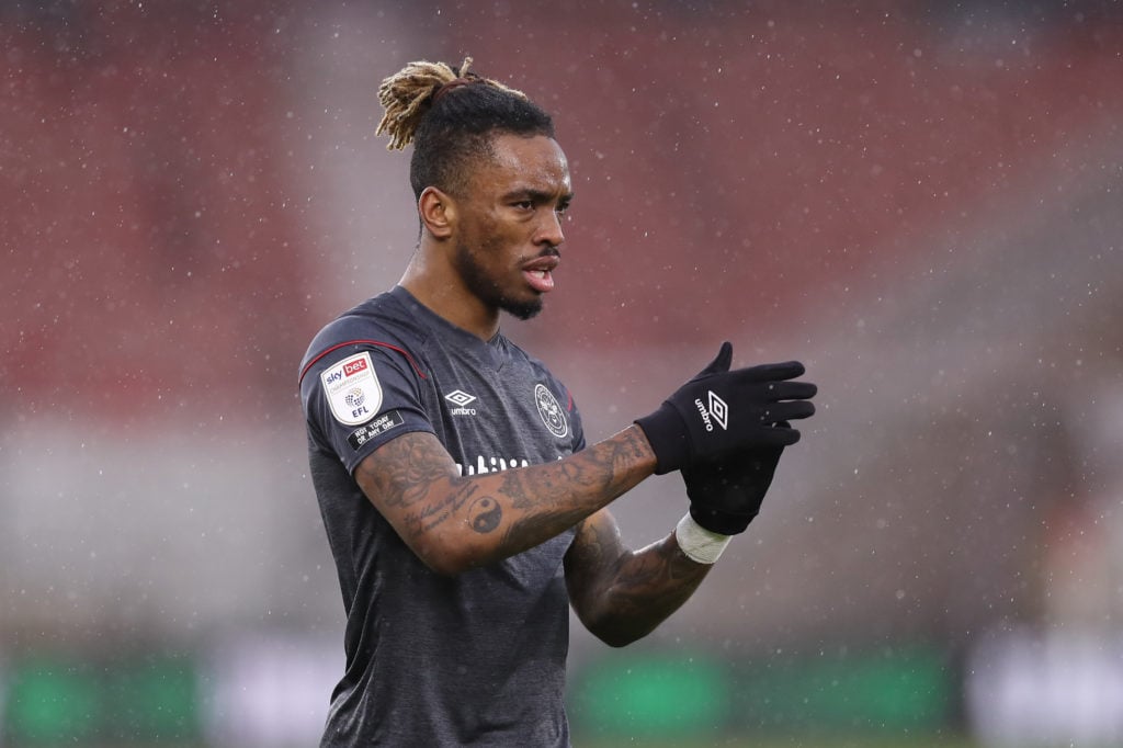 Ivan Toney in action for Brentford.
