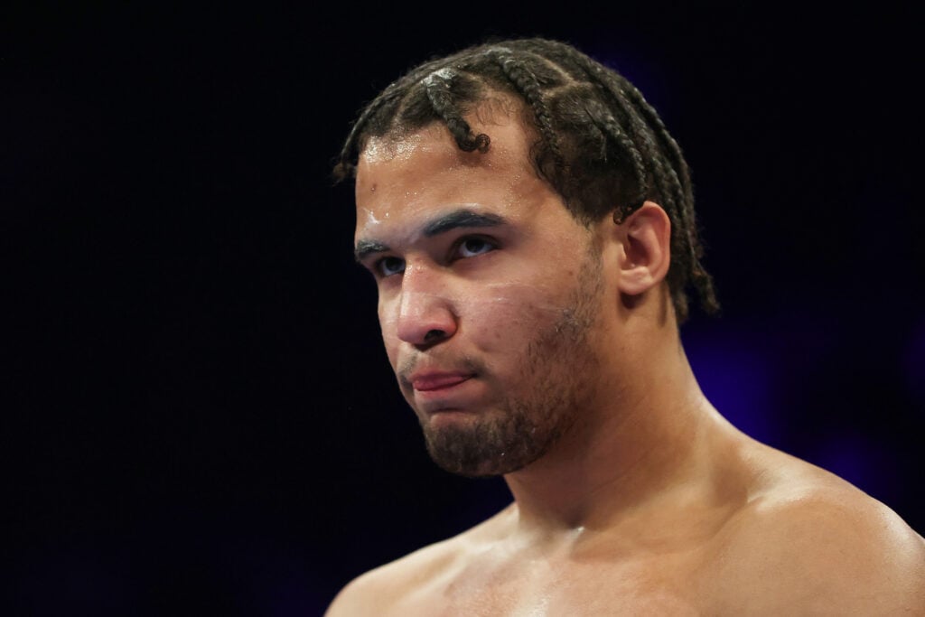 Moses Itauma before boxing Marcel Bode