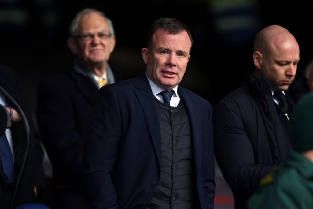 Angus Kinnear ahead of a Leeds United match.