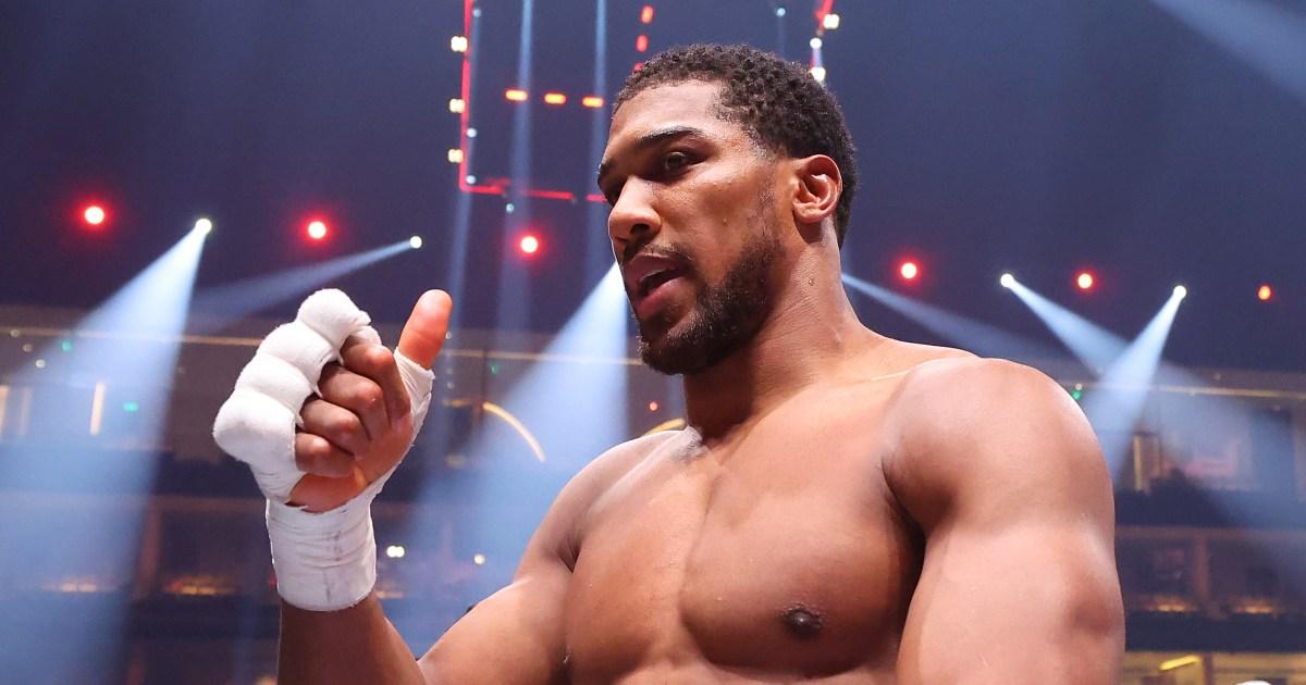 Anthony Joshua reveals plan to retire from boxing