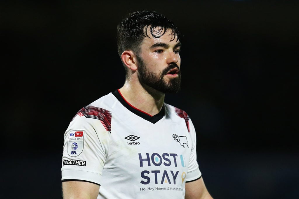 Eiran Cashin during Wycombe Wanderers v Derby County - Sky Bet League One